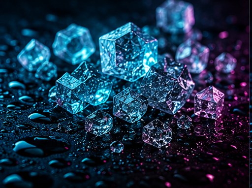 Sodium electrolyte crystals